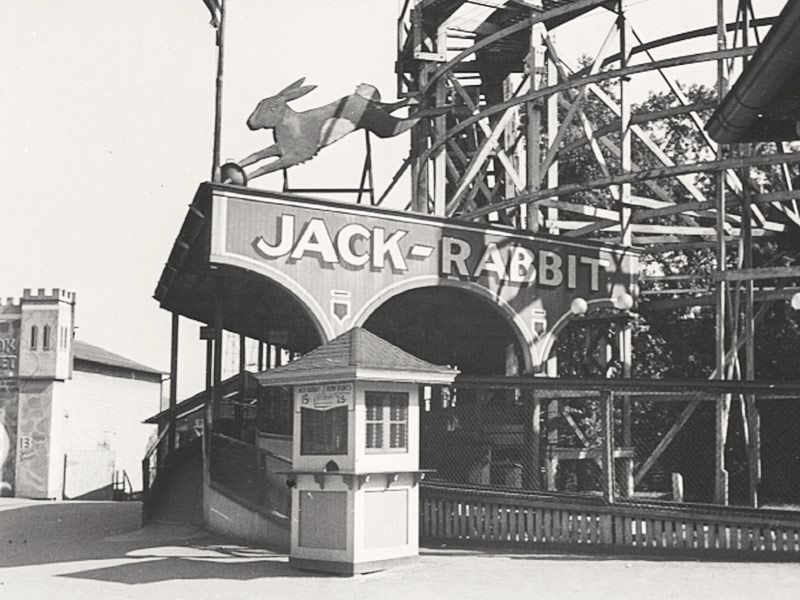 Jack Rabbit Roller Coaster Ride in Pittsburgh