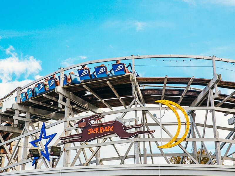 Jack Rabbit Roller Coaster Ride in Pittsburgh