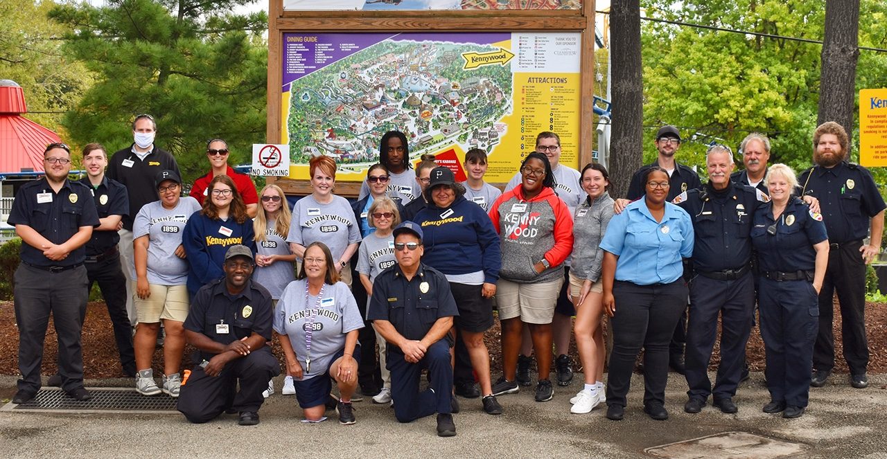 A group photo of Admissions and Security Team Members