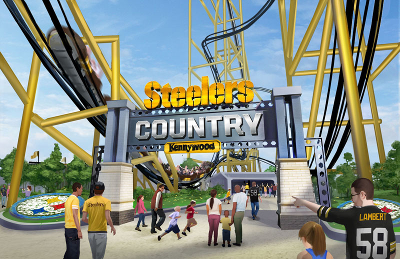 Kennywood and Pittsburgh Steelers’ Record-Breaking Collaboration 
