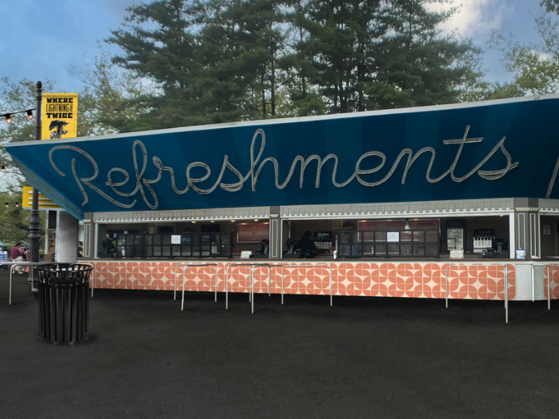 Midway Refreshment Stand at Kennywood in PA