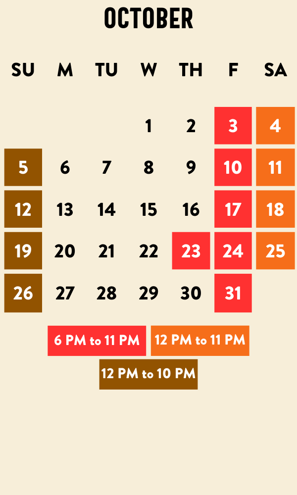 2025 Calendar Months - October25_1