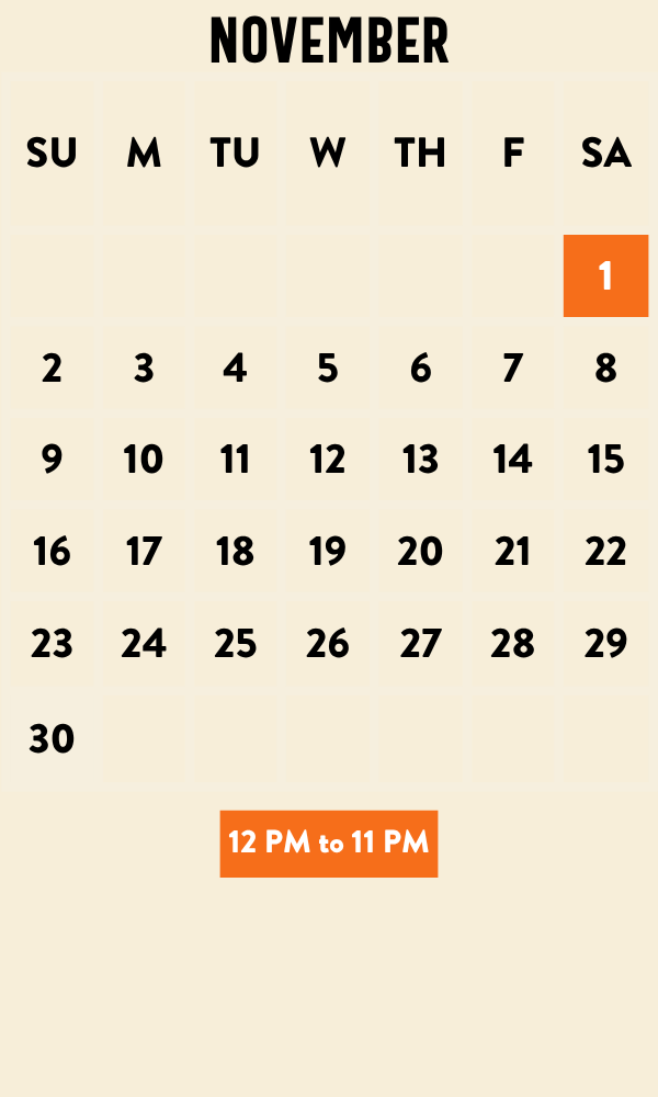 2025 Calendar Months - November25_1